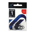 Tekli İğneler Hayabusa HSNA 201 Kısa Pala Olta İğnesi 15'li Paket Black Nikel - 3