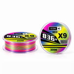 ICON-IC NEO 836 Plus X9 Multicolor 300m İp Misina - 0.10 MM İp Misinalar