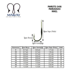 Maruto 2498 Nikel Olta İğnesi - 13 Tekli İğneler