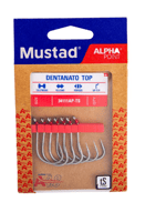 Tekli İğneler Mustad Alpha Point Dentanato Top 34111AP Olta İğnesi