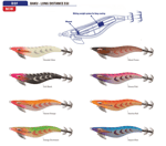 Kalamar Zokaları Mustad Baku Projectile 3.0 18gr 90mm Kalamar Zokası