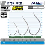 Tekli İğneler Owner 11759 JF-25 Jigger Light Jig İğnesi