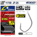 Tekli İğneler Owner 11759 JF-25 Jigger Light Jig İğnesi