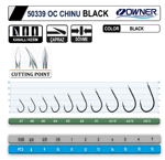 Tekli İğneler Owner 50339 Cut Chinu Black İğne