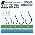 Tekli İğneler Owner 50566 Cut Big Surf Gun Black İğne