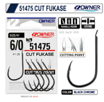 Tekli İğneler Owner 51475 OC Fukase Black Chrome İğne