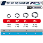 Klips & Fırdöndü Owner 52803 Sprit Ring Regular Wire Halka - #1