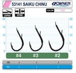 Owner 53141 Saiku Chinu Pink İğne Tekli İğneler
