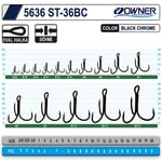 Üçlü İğneler Owner 5636 St-36 Black Chrome Çarpma İğne - 2