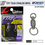 Owner 72751 Tough Stainless Swivel Jig Spin Fırdöndü  Klips & Fırdöndü