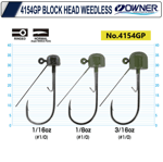 OWNER Owner 4154GP Block Head Weedless  Jig Head ve Zokalar