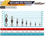 Klips & Fırdöndü Portfish BL-1004 Elmas Göz Fırdöndü - 4