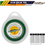 Asist İp Portfish Çelik Telli 10 metre - BURÇLU - 40LB