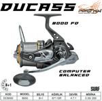Surf Makineleri Portfish Ducass 8000 fd Surf Olta Makinası 8+1 bb