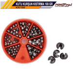 Kurşun Portfish Kutu Kurşun Sıkıştırma 100 gr