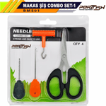 Makas ve Penseler Portfish Makas Şiş Combo Set-1