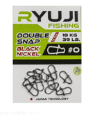 Klips & Fırdöndü Ryuji Double Snap Klips (10 Adet)