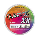 İp Misinalar Ryuji Winx X8 300M Multi Color İp Misina - 0.18MM