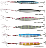 Jig Yemler Savage gear 3D Slim Minnow 100 gr 12.5 cm Jig Sahte Balık - PINK ZEBRA GLOW