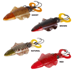 Silikon Yemler Seabor Cuttle Fish 12CM 80GR - BROWN