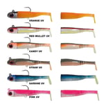 Silikon Yemler SEABOR LILY SHAD 100GR 2+1 SİLİKON YEM - CANDY UV
