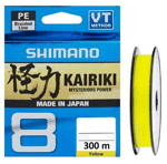 İp Misinalar Shimano Kairiki 8 300m Yellow Örgü İp Misina