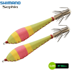 Kalamar ZokalarıShimano Lure Sephia Fuwafuwa Sutte S 75mm Kalamar Zokası - 010 CHART STRIPE