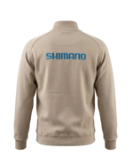 Balıkçı Giyim Shimano Zipper Sweatshirt Beige