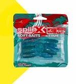 Silikon Yemler Spiinx Crazy Tail Kuyruk 7.5CM 10P Silikon Yem  - BLUE SILVER