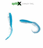 Silikon Yemler Spiinx Crazy Tail Kuyruk 7.5CM 10P Silikon Yem  - BLUE SILVER
