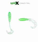Silikon Yemler Spiinx Crazy Tail Kuyruk 7.5CM 10P Silikon Yem  - BLUE SILVER