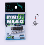 Jig Head ve ZokalarSPIINX STEEL HEAD JIGHEAD HAM  - 1.5GR-10