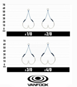 Assist İğneler VANFOOK FT-2.5 SPINBULL FLEX ASIS 2.5 CM 2P  - 2/0