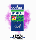 Assist İğneler VANFOOK FT-2.5 SPINBULL FLEX ASIS 2.5 CM 2P  - 2/0
