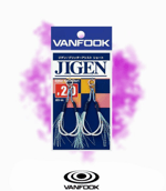 Assist İğneler VANFOOK JGS-44 JIGEN GLITTER SHORT ASIS 2P  - 1/0