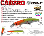 Maket Yemler Wily Camaro 130 F Maket Balık 13 cm 21g