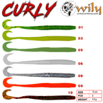 Silikon Yemler Wily Curly Silikon Yem 13 cm 4.5 gr - 1