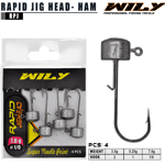 Jig Head ve Zokalar Wily Rapid Jighead - NO:2 3.5GR