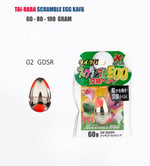 Tai Rubber & Slow Jig Yemler Xesta Tai -Raba Scramble Egg Kafa 60gr