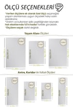 Arsenal 1801 Dekoratif Minimalist Tozmaz Salon Antre Mutfak Halı Yolluk