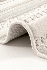 Boca J. 8003 Soft Geometrik Özel Ölçü Bukle Yumuşacık Salon Antre Mutfak Halı Yolluk