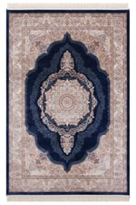 İsfahan Koleksiyonu İpek 100 Tarak Viskon İplik Sık Dokuma Salon İpek Halı