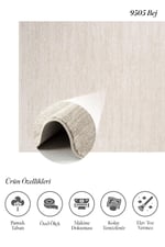 Leeds U. 9505 Yumuşak Tuşe Yüksek İlmek Özel Ölçü Salon Antre Mutfak Halı Yolluk