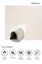 Leeds U. 9503 Yumuşak Tuşe Yüksek İlmek Özel Ölçü Salon Antre Mutfak Halı Yolluk