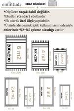 Napolyon NP1K Akrilik Soft Modern Özel Ölçü Salon Antre Mutfak Yatak Odası Halı Yolluk