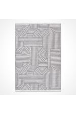 Rank Koleksiyonu 6113K Özel Ölçü Modern Jakarlı Dokuma Yıkanabilir Tozsuz Kilim Yolluk