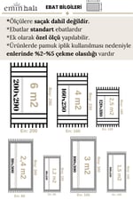 Veneto 4336 Krem Triko Akrilik Yapışmaz Salon Mutfak Oturma Odası Halı
