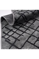 Yuvarlak Modern Şönil Kilim Jakarlı Dokuma Özel Ölçü Yuvarlak Kilim Halı Yolluk