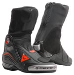 DAINESE ÇİZME/AXIAL D1 BOOTS BLACK RED FLUO