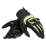 DAINESE ELDİVEN/MIG 3 UNISEX LEATHER GLOVES BLACK/FLUO-YELLOW